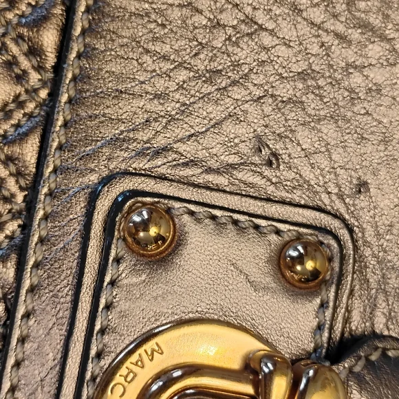 Marc Jacobs Gray Leather Bag - Picture 3 of 5